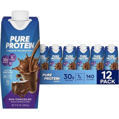 12pk, Pure Protein Chocolate Protein Shake